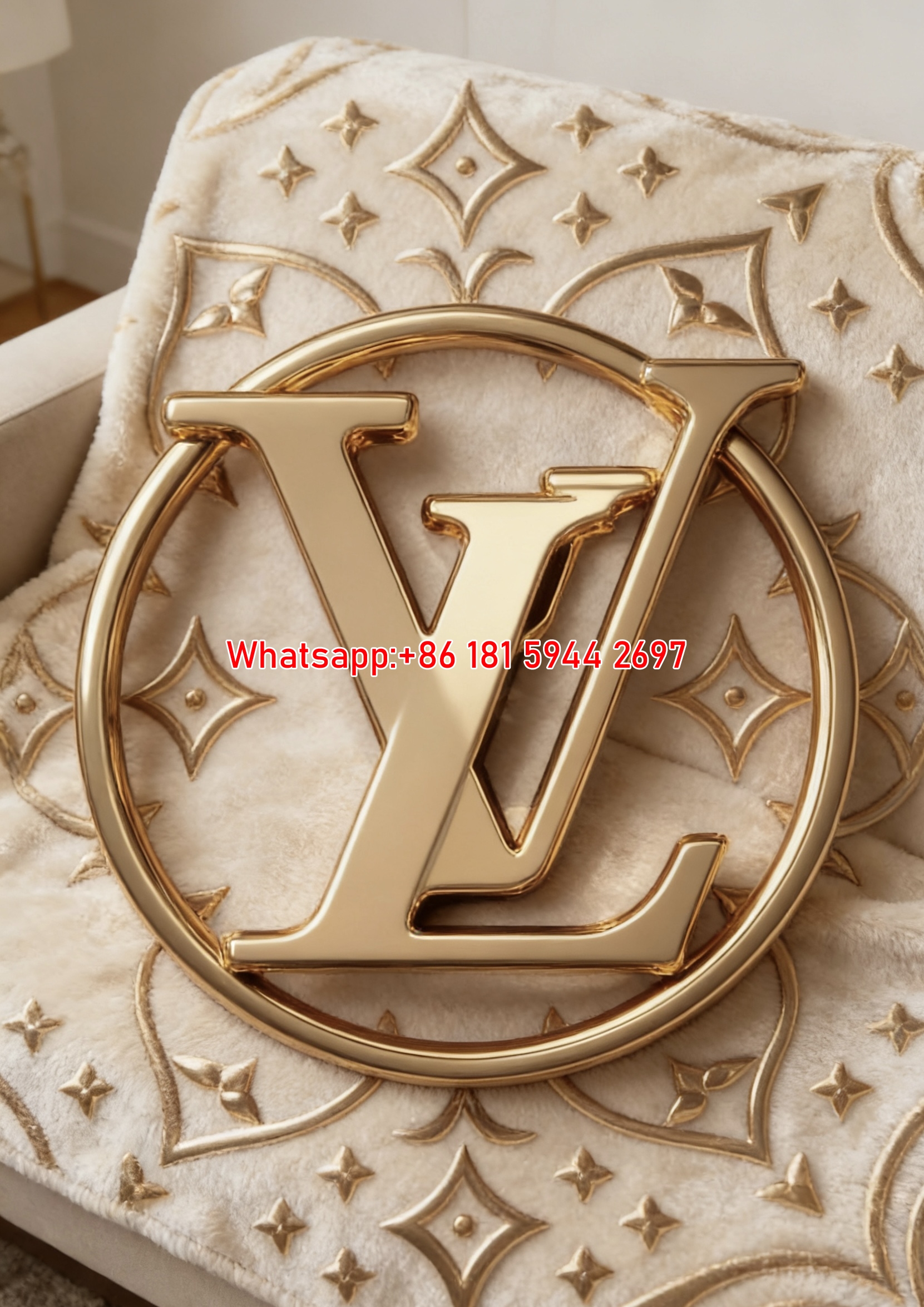 Embossed Monogram LV Blanket IMG_3132